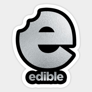 Edible Records Sticker